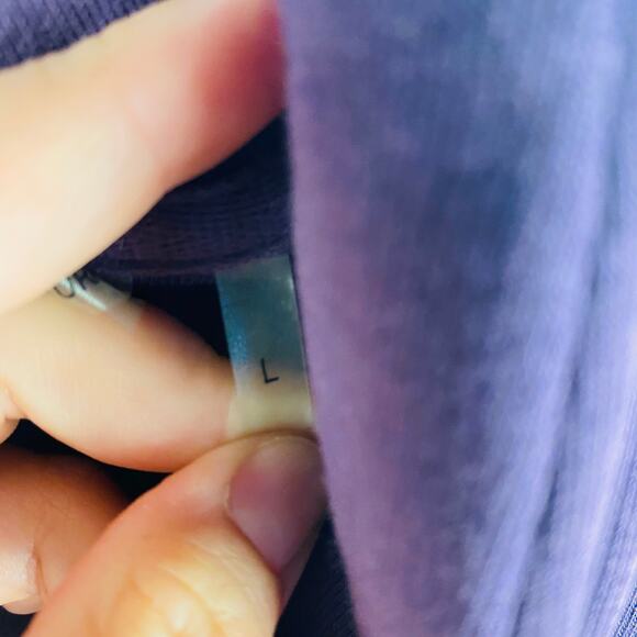 Soft Surroundings Purple Half Zip High Collar Pullover Size Large - Picture 6 of 8